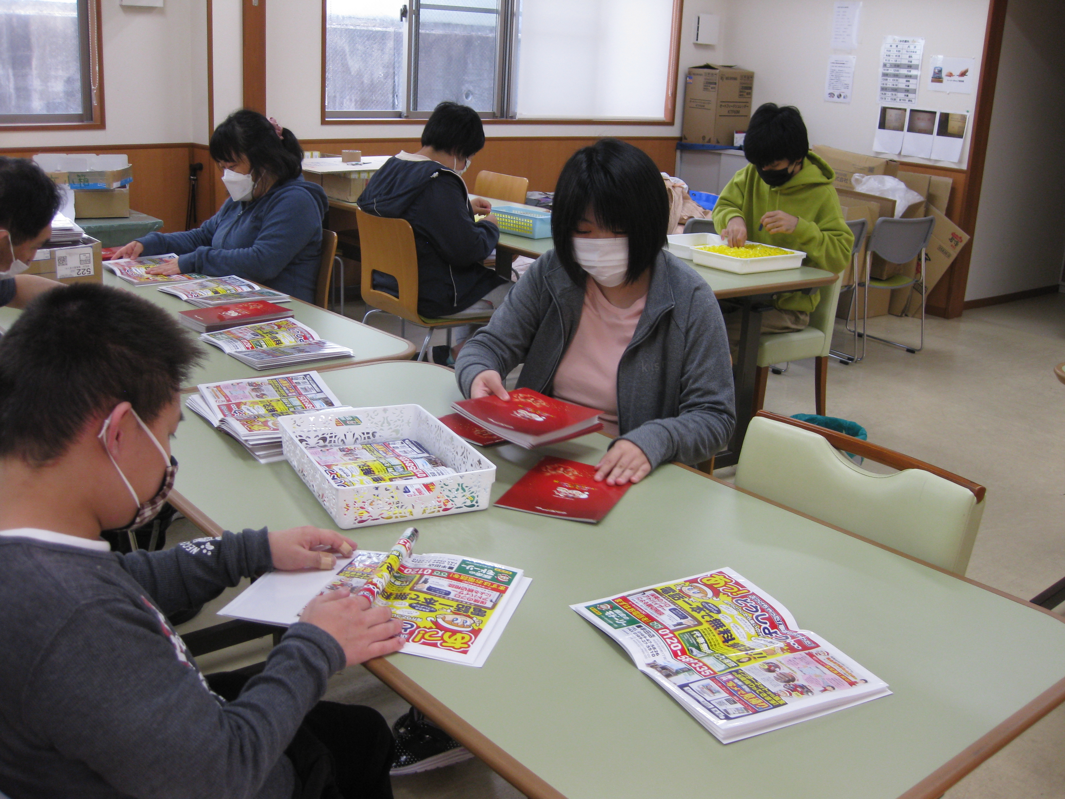 ◇作業について | 就労継続支援B型 きずな | 社会福祉法人 半田身体